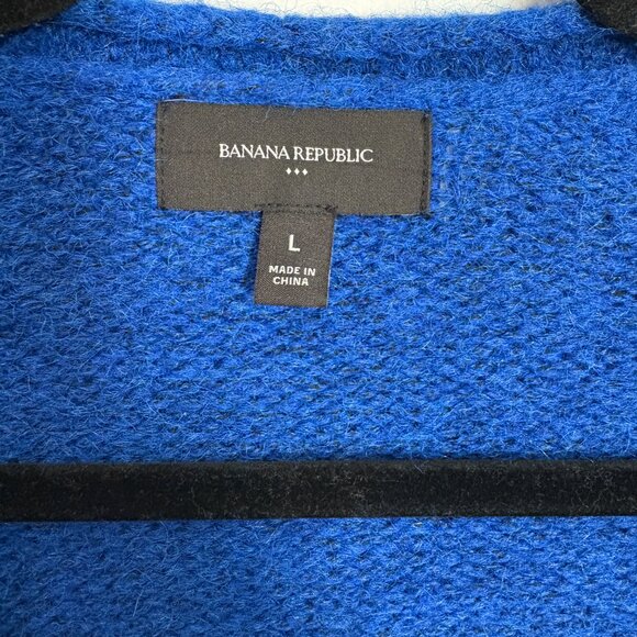 Banana Republic - Cozy Oversized Cardigan - Haigh Blue - Large - Picture 5 of 6